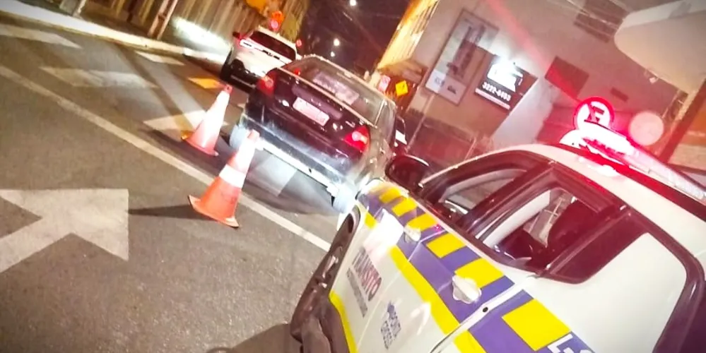 Ocorrência foi registrada próximo à Catedral de Ponta Grossa