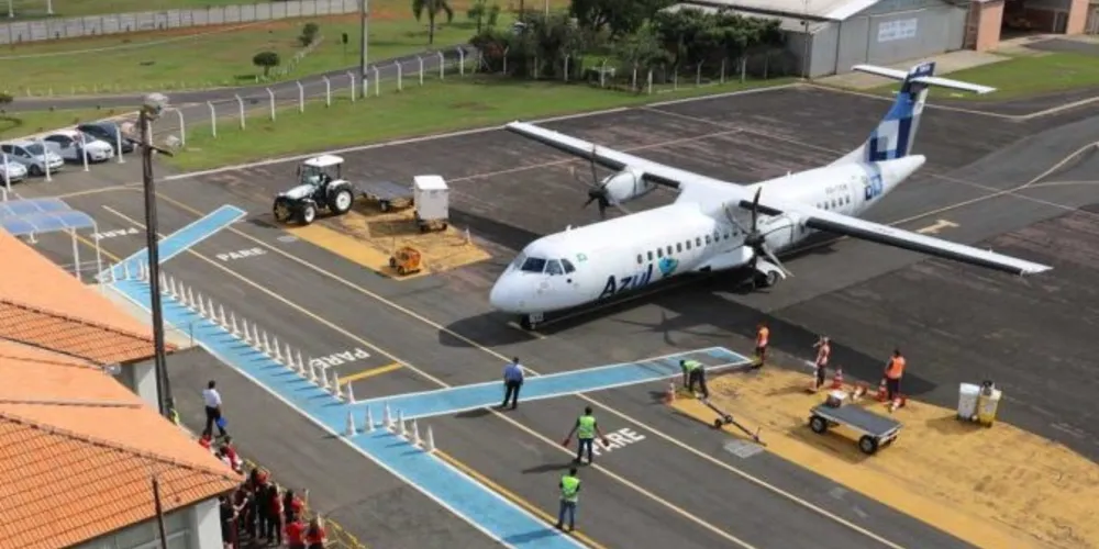 Aeroporto de Ponta Grossa conta com um voo diário