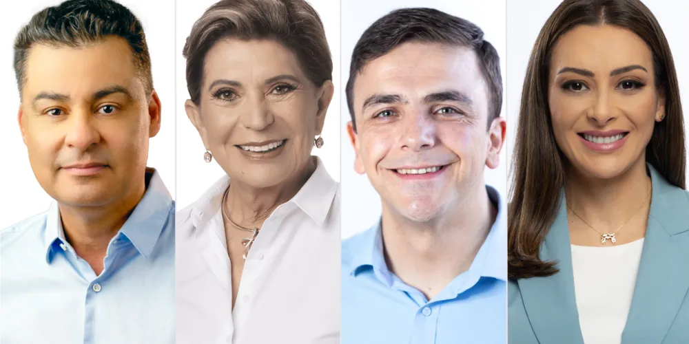Marcelo, Elizabeth, Aliel e Mabel disputam o Poder Executivo