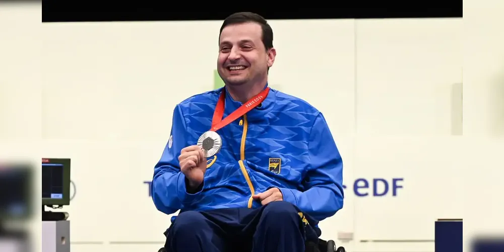 Alexandre Galgani conquistou a medalha de prata neste domingo (1º)