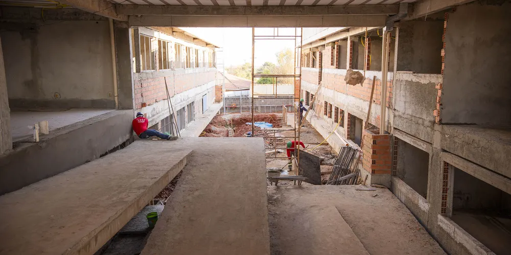 Ambulatório Médico de Especialidades (AME) Universitário de Ponta Grossa já atingiu 36% de execução da obra