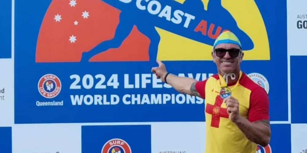 Blum conquistou medalha de prata na prova de corrida de revezamento