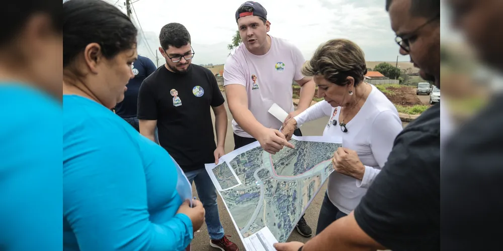 Candidata falou de projetos e investimentos para vilas