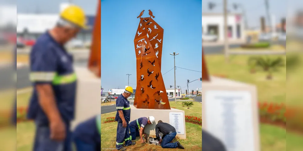 Estrutura fica na avenida Dom Geraldo Pellanda, no bairro Uvaranas