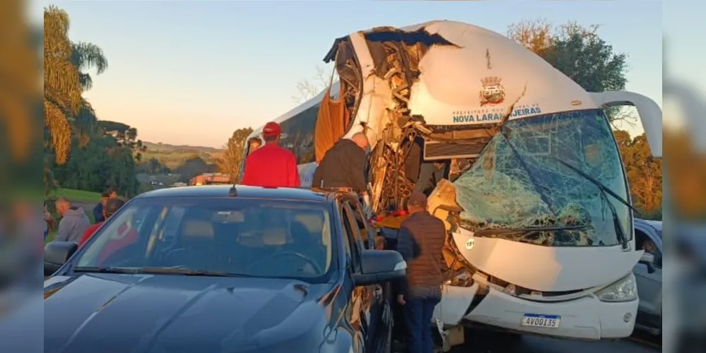 Acidente aconteceu no KM 183 da BR-277, em Palmeira