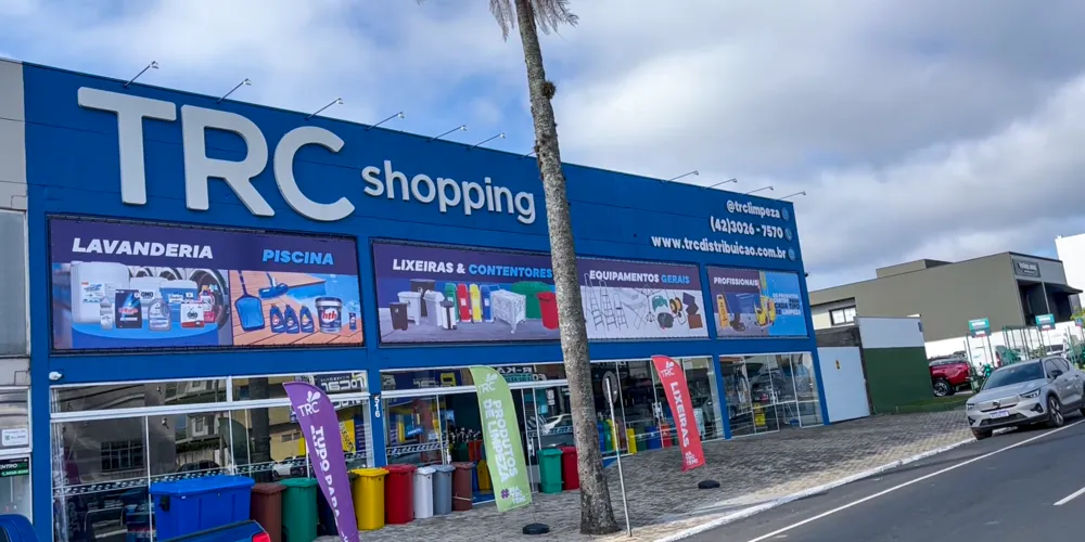 A TRC Shopping da Limpeza fica na avenida Ernesto Vilela, número 516, na Nova Rússia
