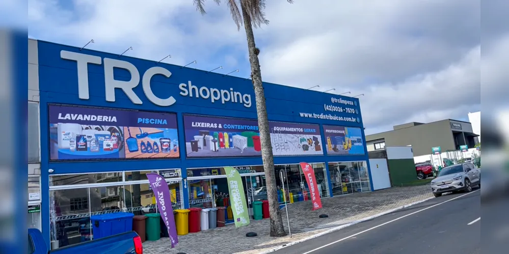 A TRC Shopping da Limpeza fica na avenida Ernesto Vilela, número 516, na Nova Rússia