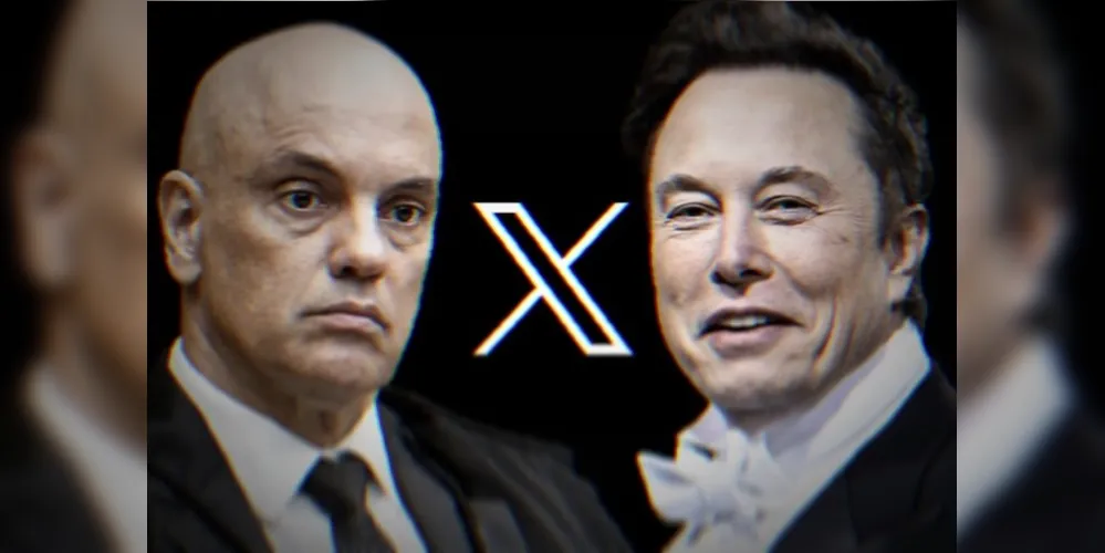 Elon Musk voltou a subir o tom contra o ministro Alexandre de Moraes