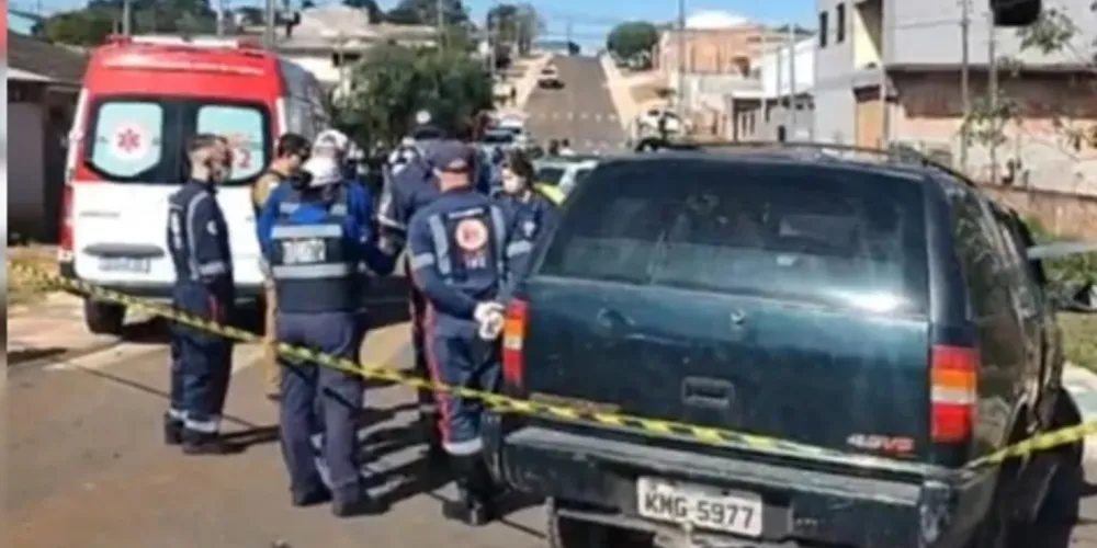 O motorista envolvido no acidente se evadiu do local