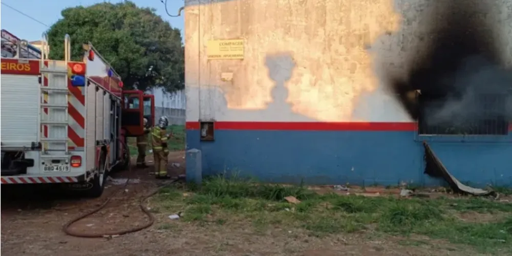 Os bombeiros conseguiram controlar as chamas