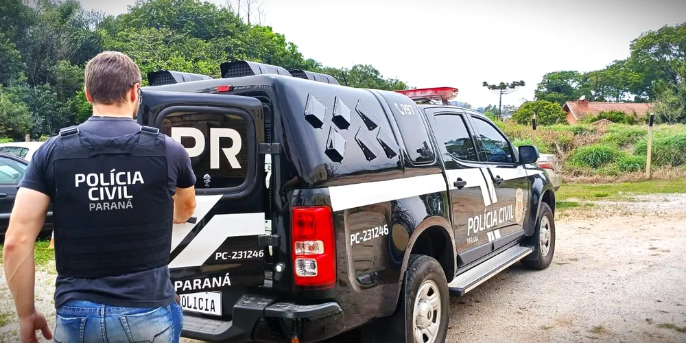 Agentes da Polícia Civil realizaram a prisão