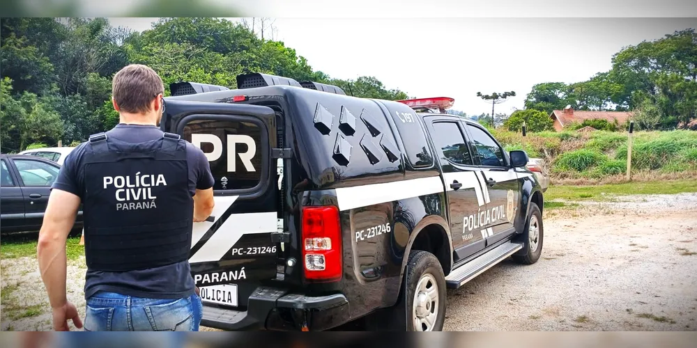 Agentes da Polícia Civil realizaram a prisão