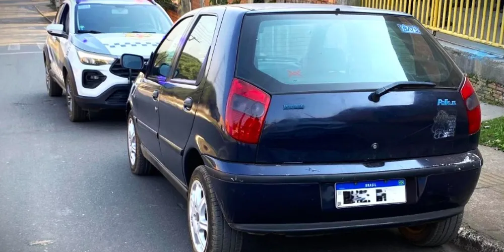 Carro foi localizado pela equipe GPT Mike, da Guarda Civil Municipal