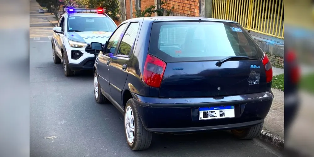 Carro foi localizado pela equipe GPT Mike, da Guarda Civil Municipal