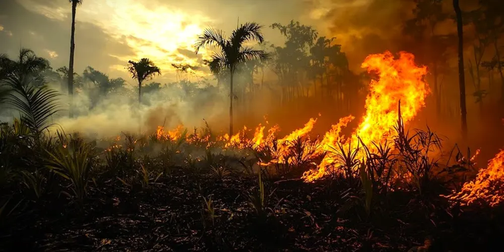 Fuligem da queimada irá se misturar com a umidade das nuvens