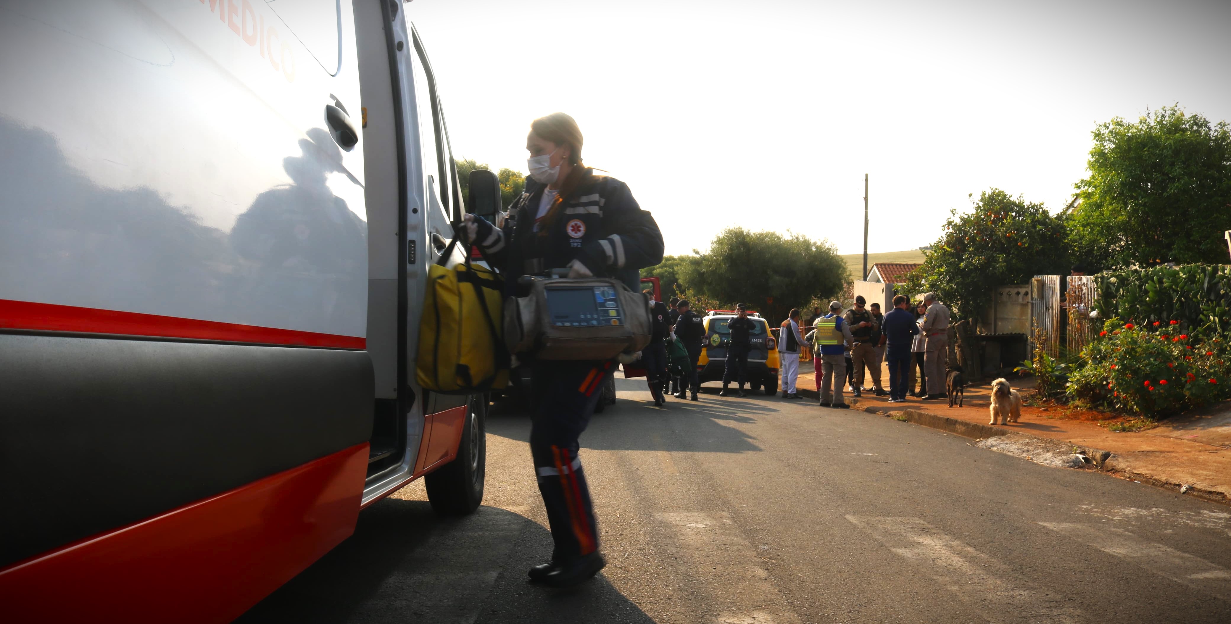 Várias equipes de socorro foram acionadas para a ocorrência, na última quarta-feira (28)