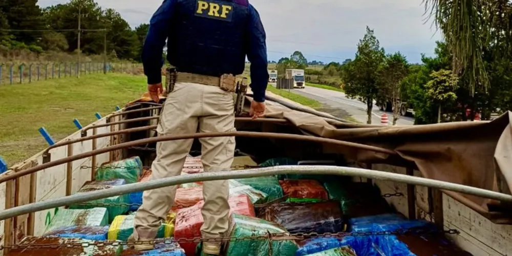 Caminhão com a droga saiu de Paranavaí, no noroeste do Paraná