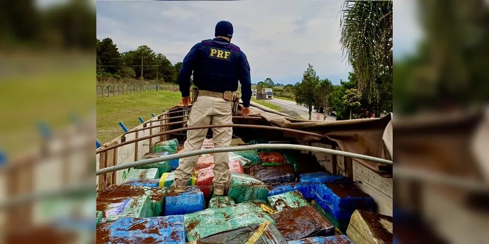 Caminhão com a droga saiu de Paranavaí, no noroeste do Paraná