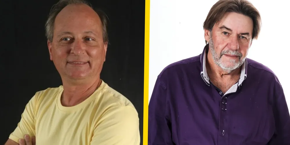 Pitter Heinen (à esquerda) e Ivanor Muller (à direita) disputarão a chefia do Executivo teixeira-soarense