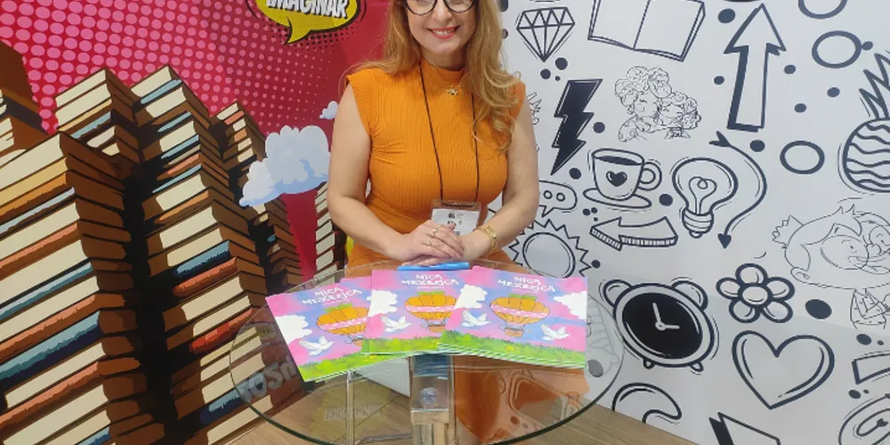 A autora encantou o público com o lançamento de "Mica Mexerica"