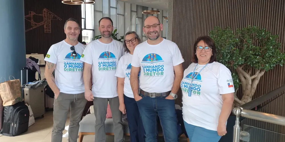 Diretores paranaenses foram selecionados para fazerem parte do programa 'Ganhando o Mundo'