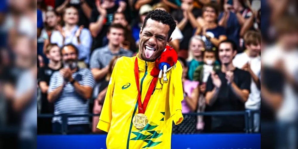 Gabrielzinho garantiu seu segundo ouro nos Jogos Paralímpicos de Paris