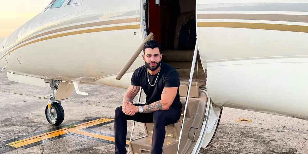 O artista teve um avião, que estava em seu nome, apreendido pela Justiça