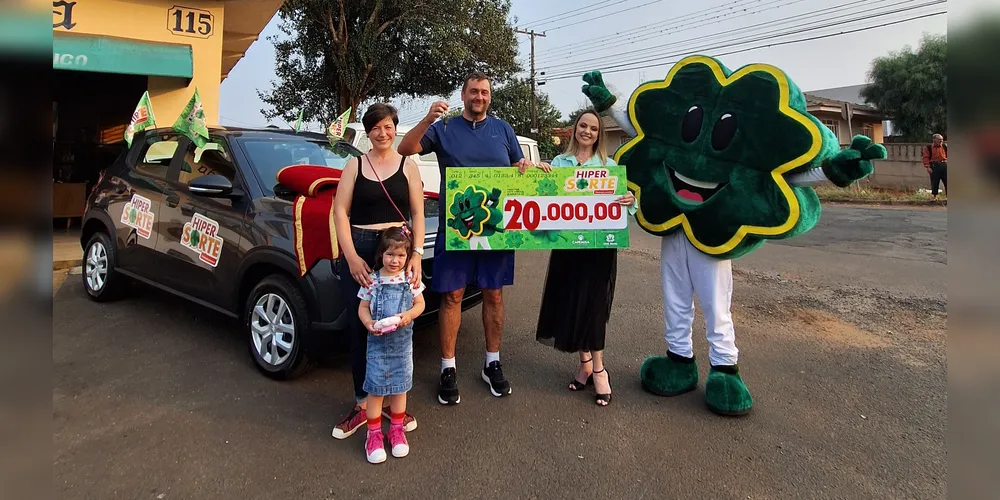 Anderson Luis Clausen conquistou o primeiro carro zero km da família