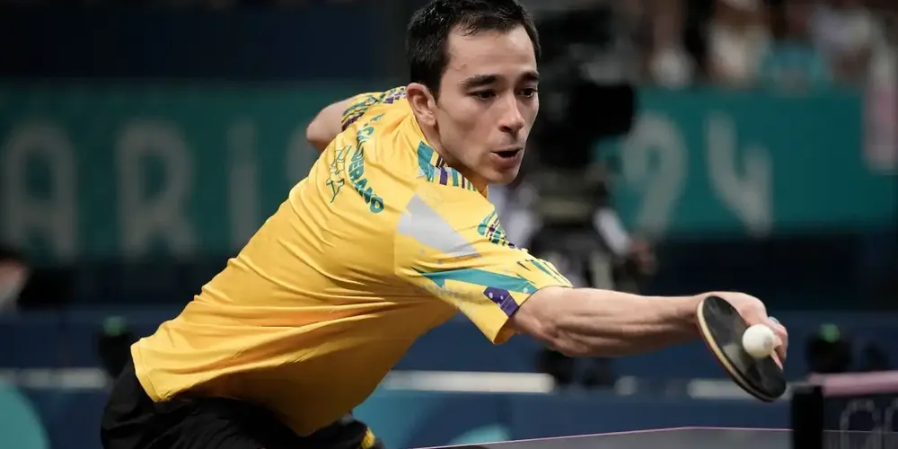 Hugo Calderano, de 28 anos, chegou ao terceiro lugar do ranking pela primeira vez em janeiro de 2022