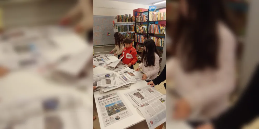 Elementos presentes nas versões do Jornal da Manhã movimentaram os educandos