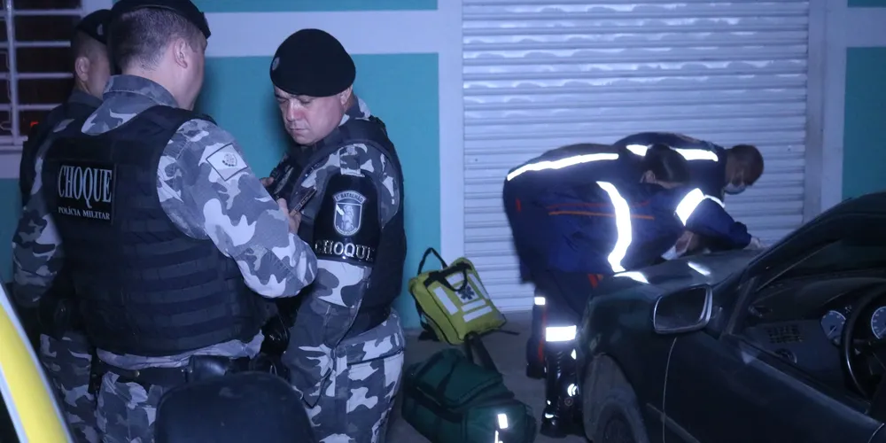 A vítima moreu no local