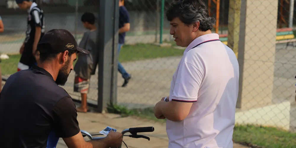 Magno Zanellato (Novo) se mobiliza em caminhadas por diversas regiões de Ponta Grossa