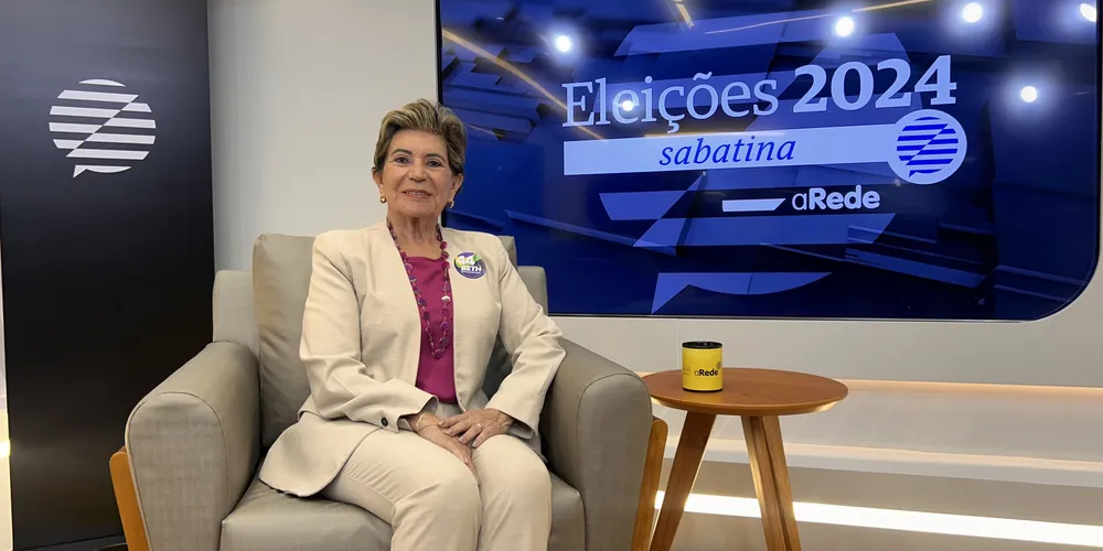 A entrevistada desta terça-feira (24), foi a atual prefeita do município, Elizabeth Schmidt (União)