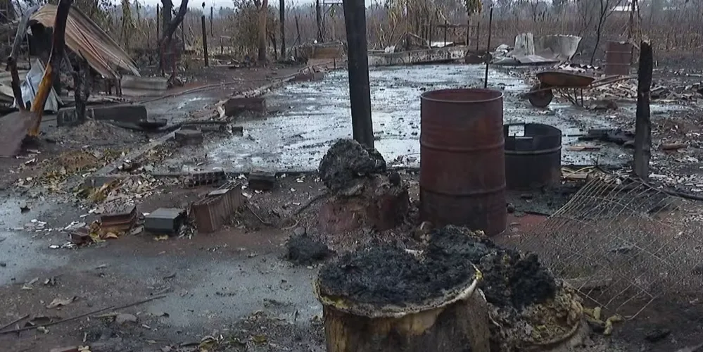 Local atingido fica entre as cidades de Pradópolis e Guatapará, em São Paulo