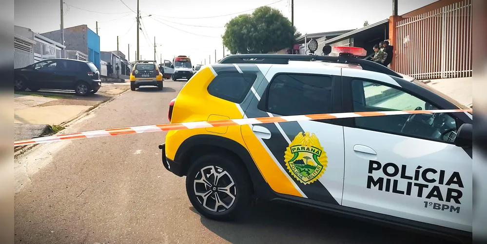 Equipes da Polícia Militar estiveram no local da ocorrência