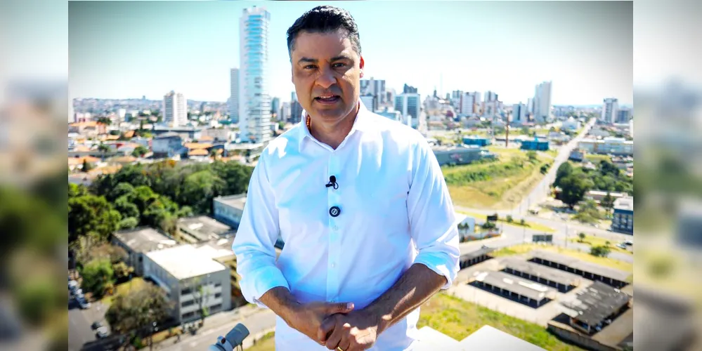 Marcelo Rangel é candidato a prefeito de Ponta Grossa