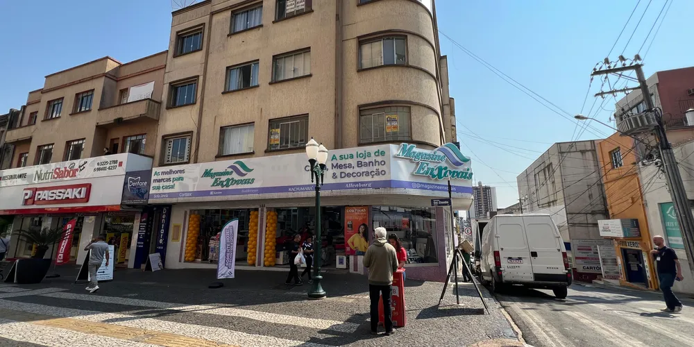 Loja fica no Calçadão da Coronel Cláudio, no Centro de Ponta Grossa