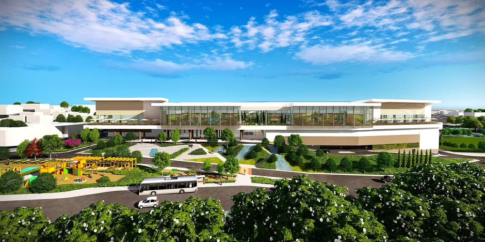 Novo shopping está sendo construído na avenida Visconde de Taunay