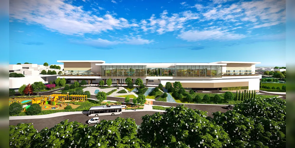 Novo shopping está sendo construído na avenida Visconde de Taunay