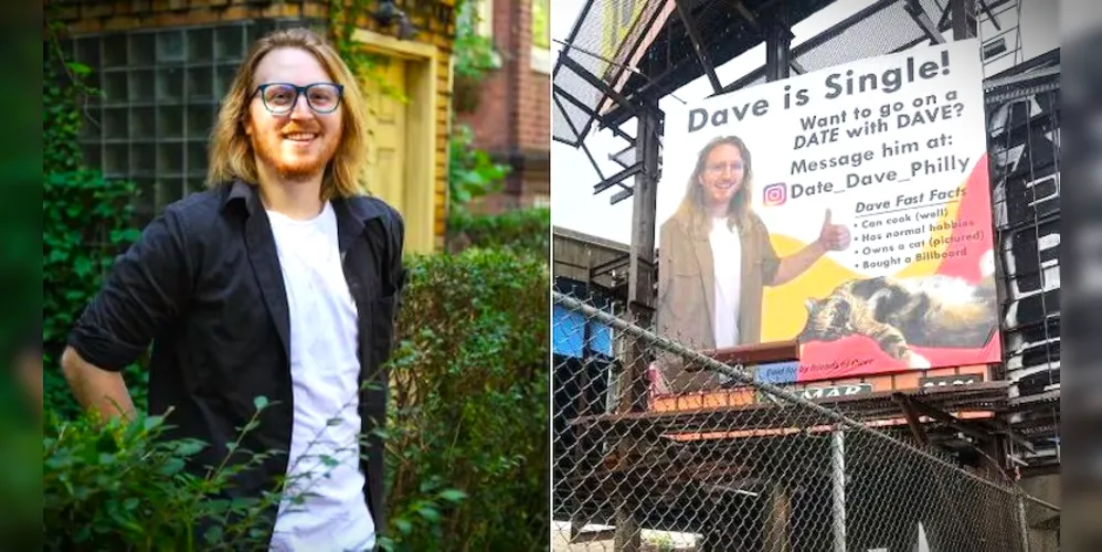 David Cline tem 28 anos e investiu mais de US$ 1 mil no outdoor