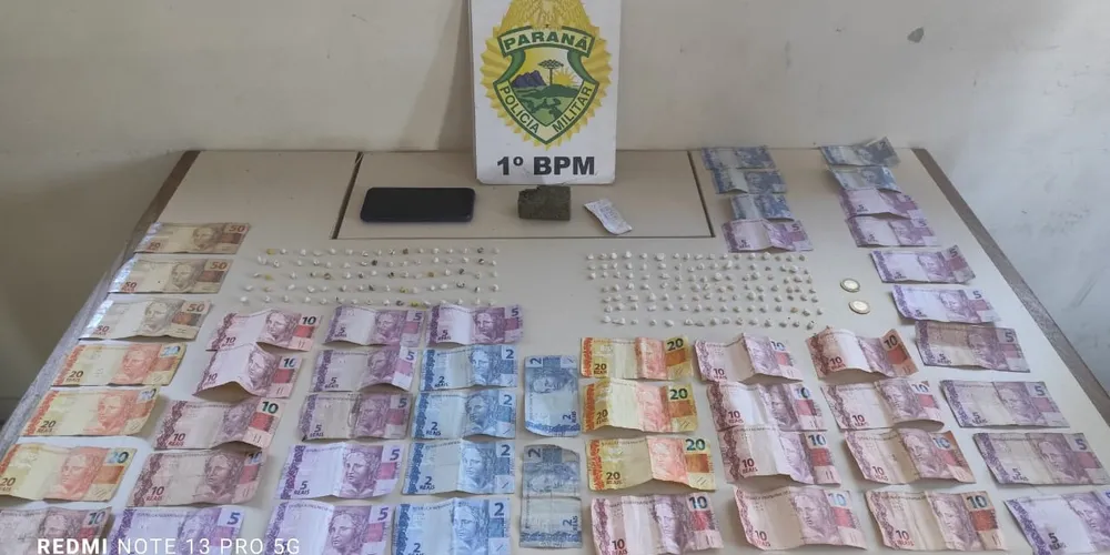 Material apreendido foi levado para a Delegacia da Polícia Civil