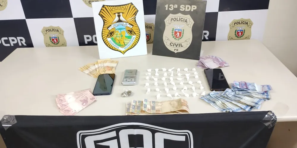 Material apreendido foi levado para a 13ª Subdivisão Policial