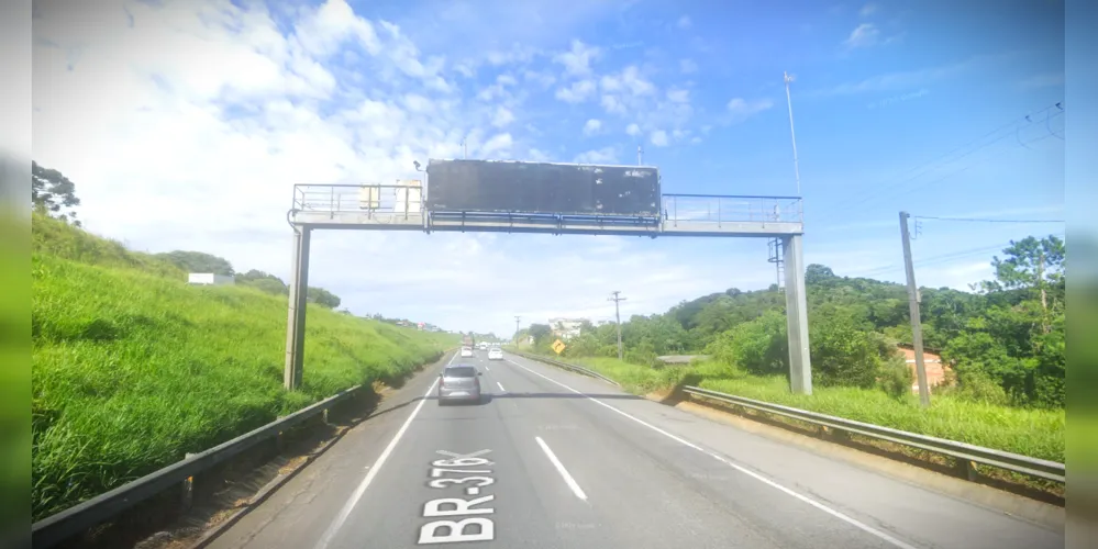 Trecho que estará recebendo trabalhos da Via Araucária fica no km 103