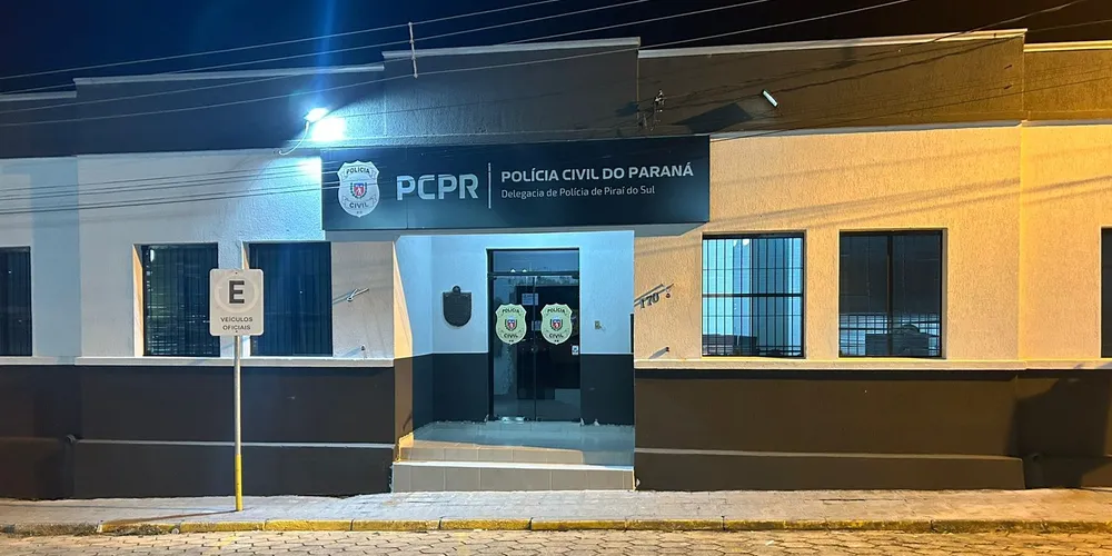 Suspeito foi encaminhado para a Delegacia de Piraí do Sul