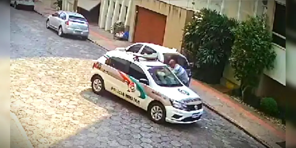 Homem agrediu violentamente o policial militar