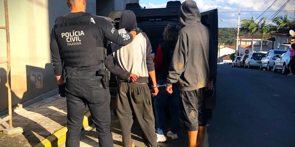 Suspeitos foram encaminhados ao Departamento Penitenciário