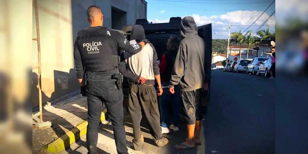 Suspeitos foram encaminhados ao Departamento Penitenciário