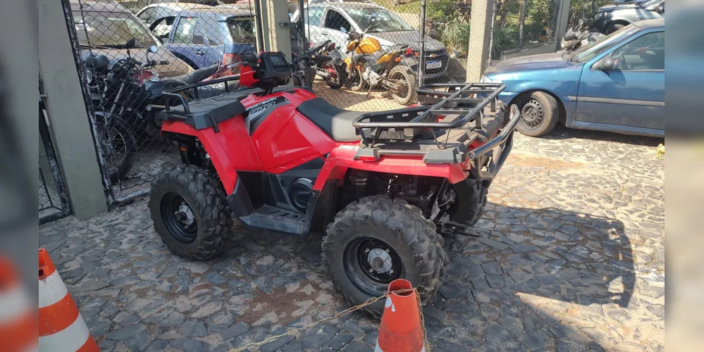 Quadriciclo foi encontrado em residência no Núcleo San Martin