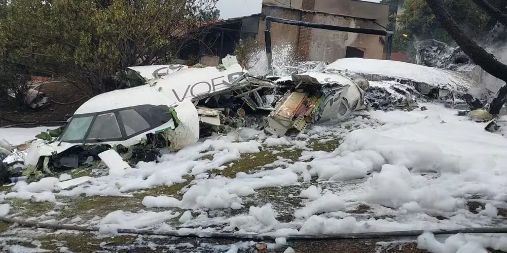 Voo saiu de Cascavel e tinha como destino Guarulhos, em São Paulo
