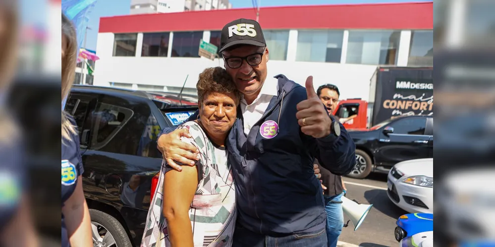 Marcelo Rangel é candidato à Prefeitura Municipal de Ponta Grossa pelo Partido Social Democrático (PSD)